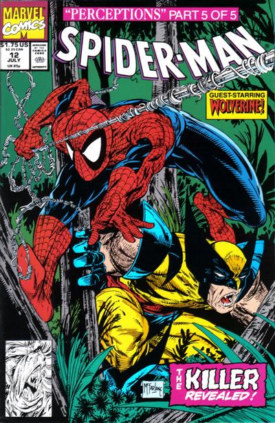 Spider-Man 1990 #12 Direct ed. - back issue - $4.00
