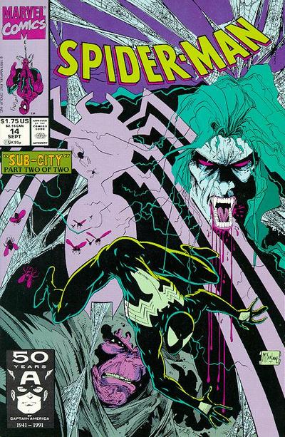 Spider-Man 1990 #14 Direct ed. - back issue - $4.00