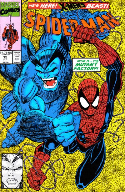 Spider-Man 1990 #15 Direct ed. - back issue - $4.00