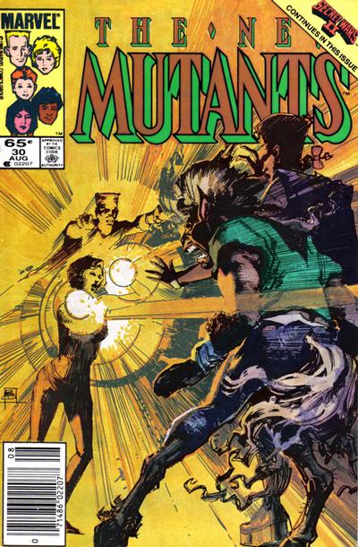 The New Mutants 1983 #30 Newsstand ed. - back issue - $3.00