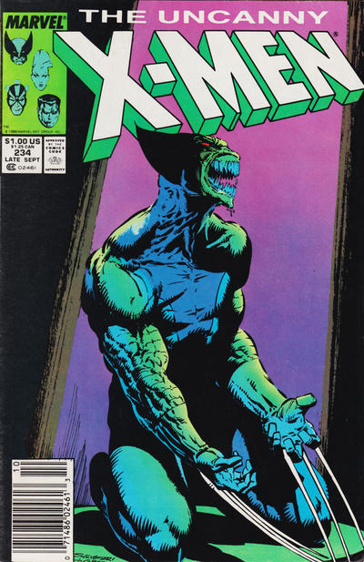 The Uncanny X-Men 1981 #234 Newsstand ed. - back issue - $7.00