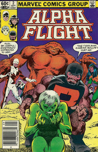 Alpha Flight 1983 #2 Newsstand ed. - back issue - $4.00