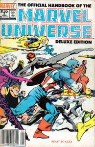 The Official Handbook of the Marvel Universe Deluxe Edition 1985 #2 Newsstand ed. - back issue - $4.00