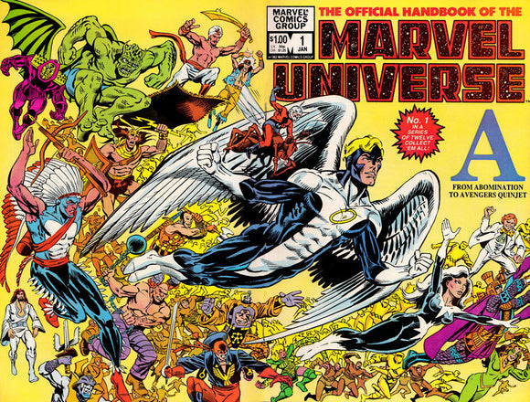 The Official Handbook of the Marvel Universe 1983 #1 - back issue - $6.00