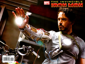 Invincible Iron Man 2008 #1 Movie Photo Cover - back issue - $8.00