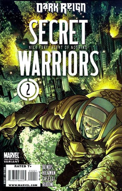 Secret Warriors 2009 #2 Variant Cover - back issue - $6.00
