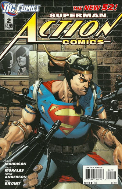 Action Comics 2011 #2 Rags Morales Cover - back issue - $4.00
