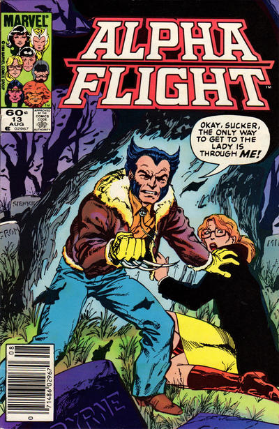 Alpha Flight 1983 #13 Newsstand ed. - back issue - $4.00