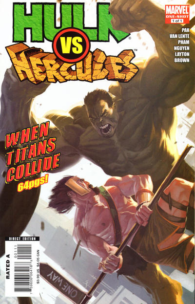 Hulk vs. Hercules: When Titans Collide 2008 #1 - back issue - $4.00