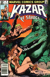 Ka-Zar the Savage 1981 #4 Newsstand ed. - back issue - $4.00