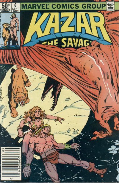 Ka-Zar the Savage 1981 #6 Newsstand ed. - back issue - $4.00