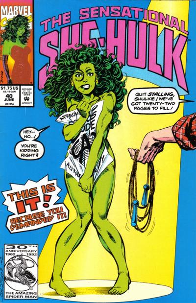 The Sensational She-Hulk 1989 #40 Direct ed. - 9.2 - $89.00