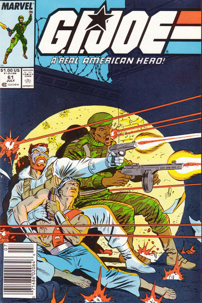 G.I. Joe, A Real American Hero 1982 #61 Newsstand ed. - back issue - $4.00