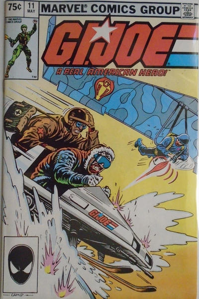 G.I. Joe, A Real American Hero 1982 #11 Second Print - back issue - $14.00