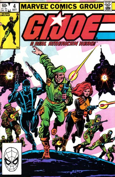 G.I. Joe, A Real American Hero 1982 #4 Direct ed. - back issue - $14.00
