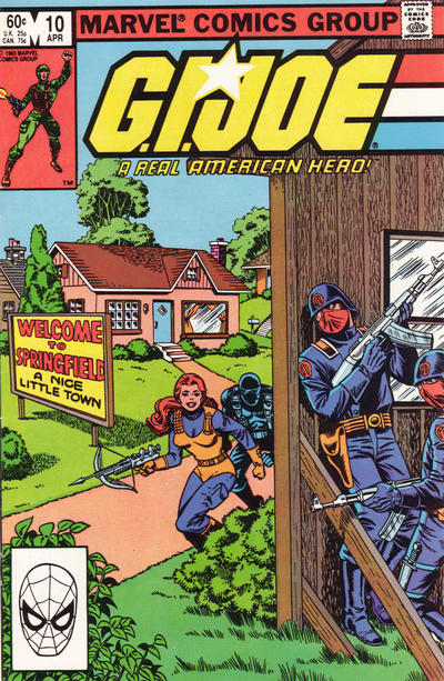 G.I. Joe, A Real American Hero 1982 #10 Direct ed. - back issue - $13.00