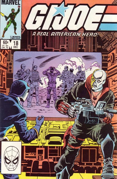 G.I. Joe, A Real American Hero 1982 #18 Direct ed. - back issue - $4.00