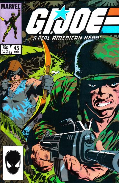 G.I. Joe, A Real American Hero 1982 #45 Direct ed. - back issue - $4.00