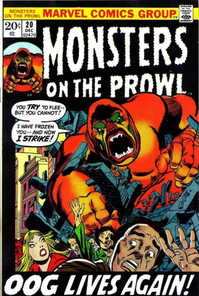 Monsters on the Prowl 1971 #20 - back issue - $5.00