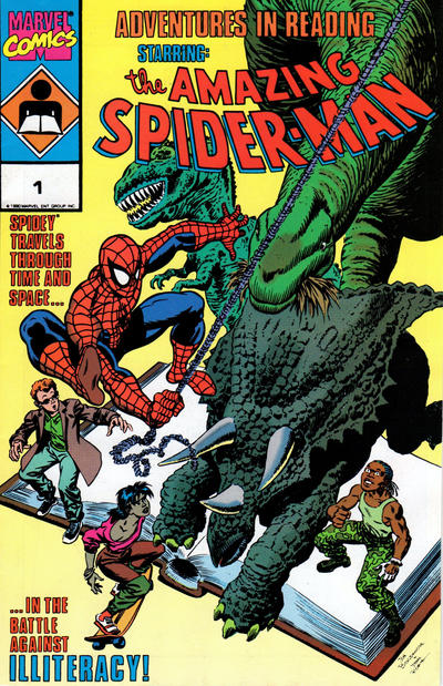 Adventures in Reading Starring the Amazing Spider-Man 1990 #1 - back issue - $4.00