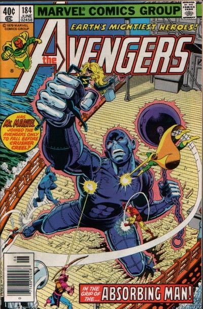 The Avengers 1963 #184 Newsstand ed. - back issue - $13.00