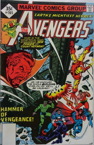 The Avengers 1963 #165 Whitman - back issue - $8.00