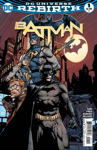 Batman 2016 #1 David Finch Cover - back issue - $4.00