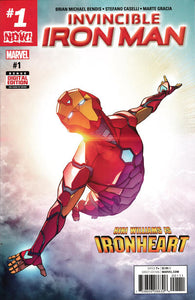 Invincible Iron Man 2017 #1 - back issue - $14.00