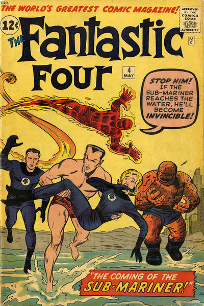 Fantastic Four 1961 #4 Regular Edition - CGC 2.0 - $463.00