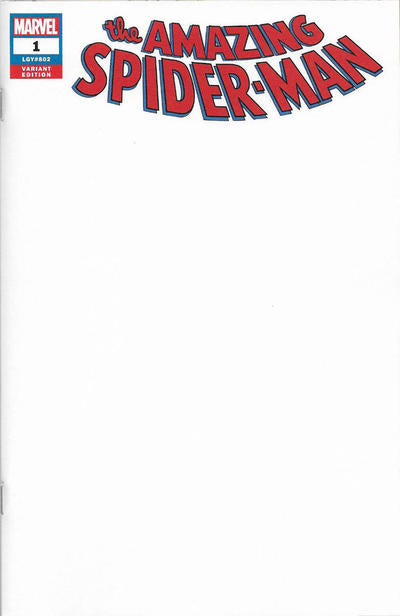 Amazing Spider-Man 2018 #1 802 Variant Edition - Blank Cover - back issue - $10.00