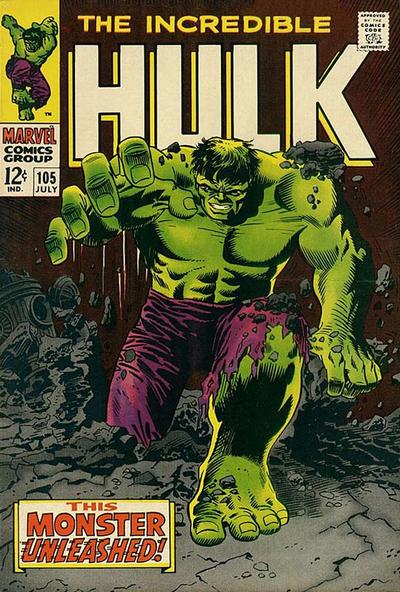 The Incredible Hulk 1968 #105 - 7.5 - $145.00