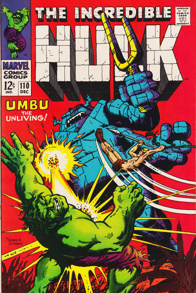 The Incredible Hulk 1968 #110 - back issue - $14.00
