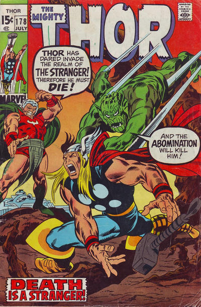 Thor 1966 #178 No price - reader copy - $5.00