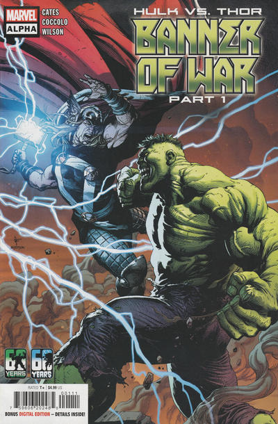 Hulk vs. Thor: Banner of War Alpha 2022 #1 - back issue - $5.00