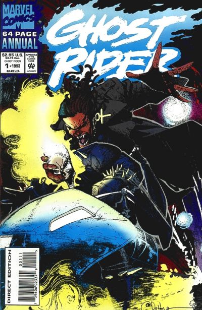 Ghost Rider Annual 1993 #1 Direct ed. - back issue - $4.00