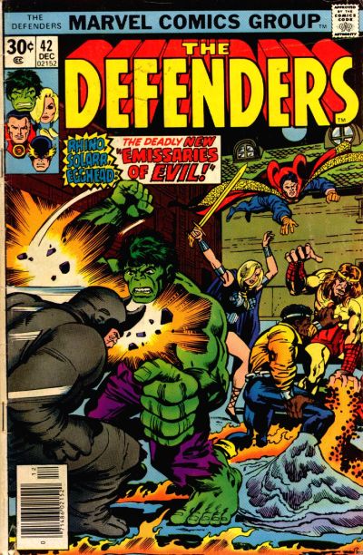 The Defenders 1972 #42 Regular Edition - back issue - $8.00