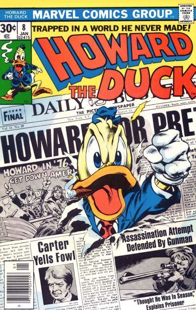 Howard the Duck 1976 #8 Regular Edition - back issue - $5.00