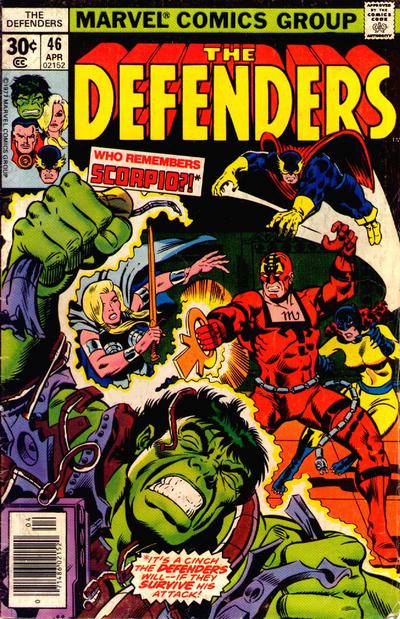 The Defenders 1972 #46 Regular Edition - back issue - $7.00