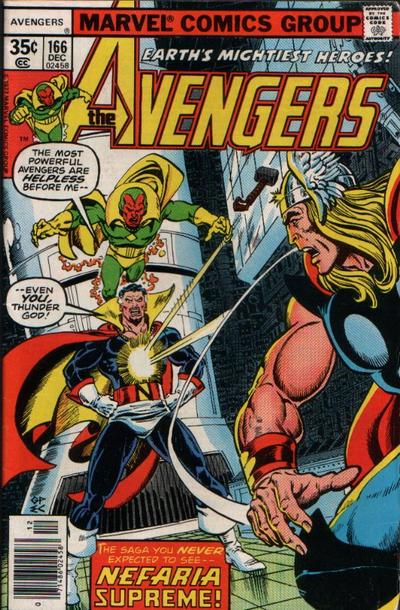 The Avengers 1963 #166 Regular Edition - back issue - $10.00