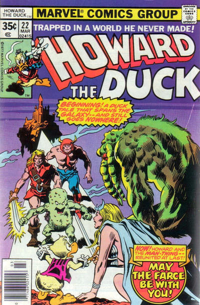 Howard the Duck 1976 #22 Regular Edition - back issue - $5.00