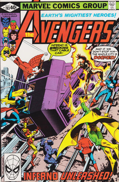 The Avengers 1963 #193 Direct ed. - back issue - $4.00