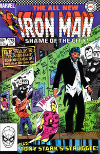 Iron Man 1968 #178 Direct ed. - back issue - $4.00