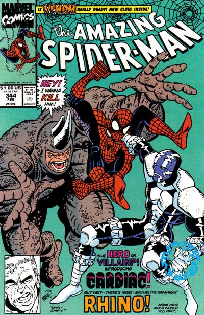 The Amazing Spider-Man 1963 #344 Direct ed. - back issue - $8.00