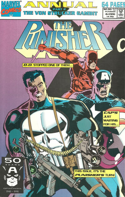 The Punisher Annual 1988 #4 Direct ed. - back issue - $5.00