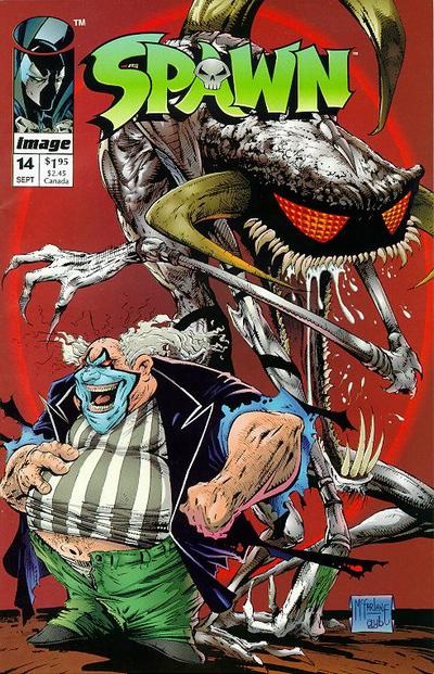 Spawn 1992 #14 Direct ed. - back issue - $4.00