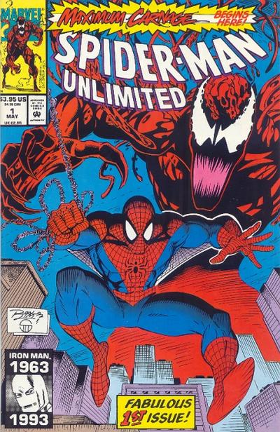 Spider-Man Unlimited 1993 #1 Direct Edition - back issue - $14.00