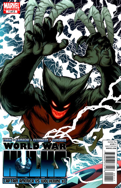 World War Hulks: Captain America Vs. Wolverine 2010 #1 - back issue - $4.00