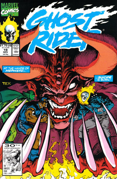 Ghost Rider 1990 #19 Direct ed. - back issue - $4.00