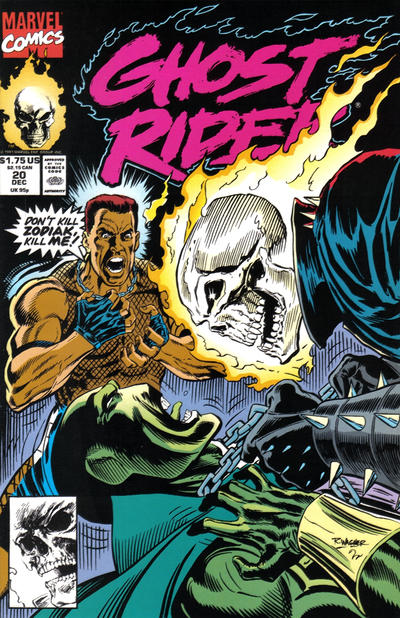 Ghost Rider 1990 #20 Direct ed. - back issue - $4.00