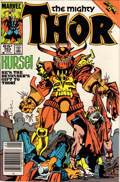 Thor 1966 #363 Newsstand ed. - back issue - $4.00